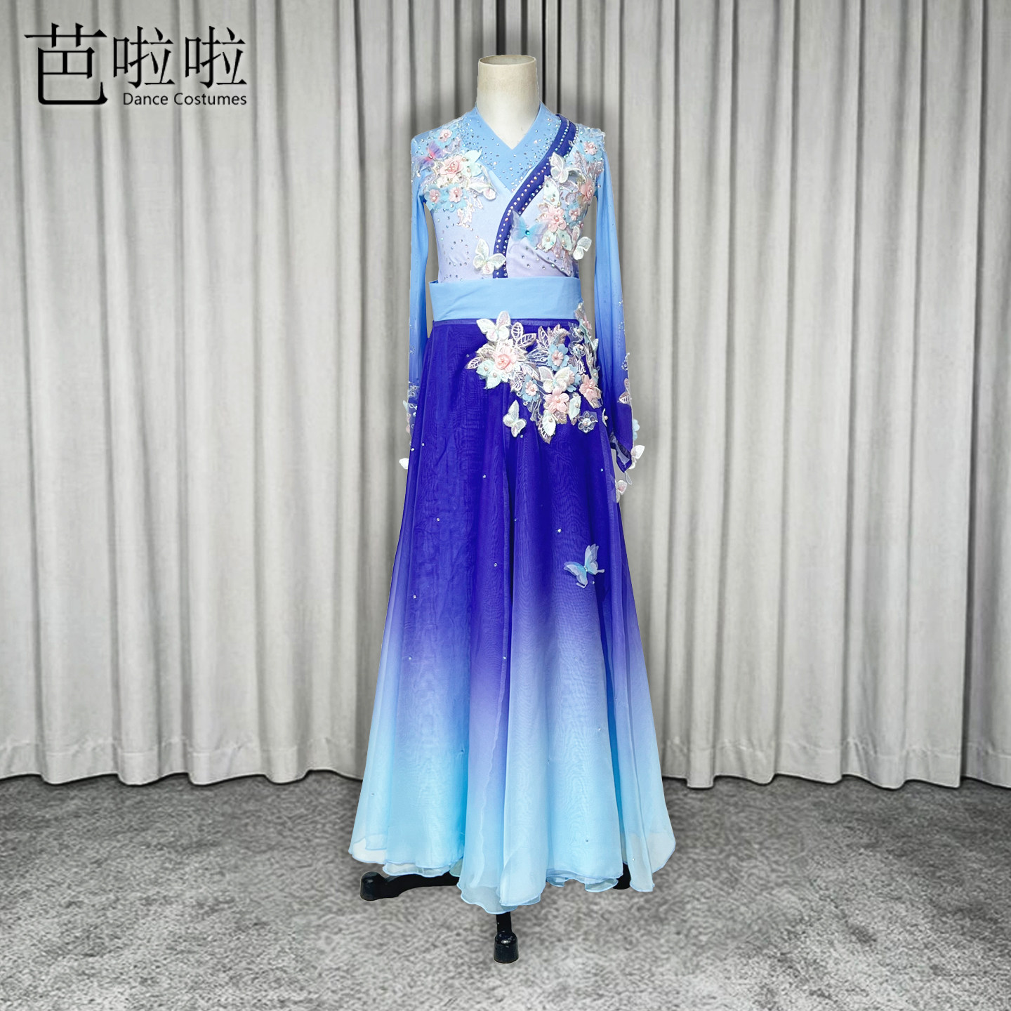 古典舞服装剧目蝶梦云水乡演出服