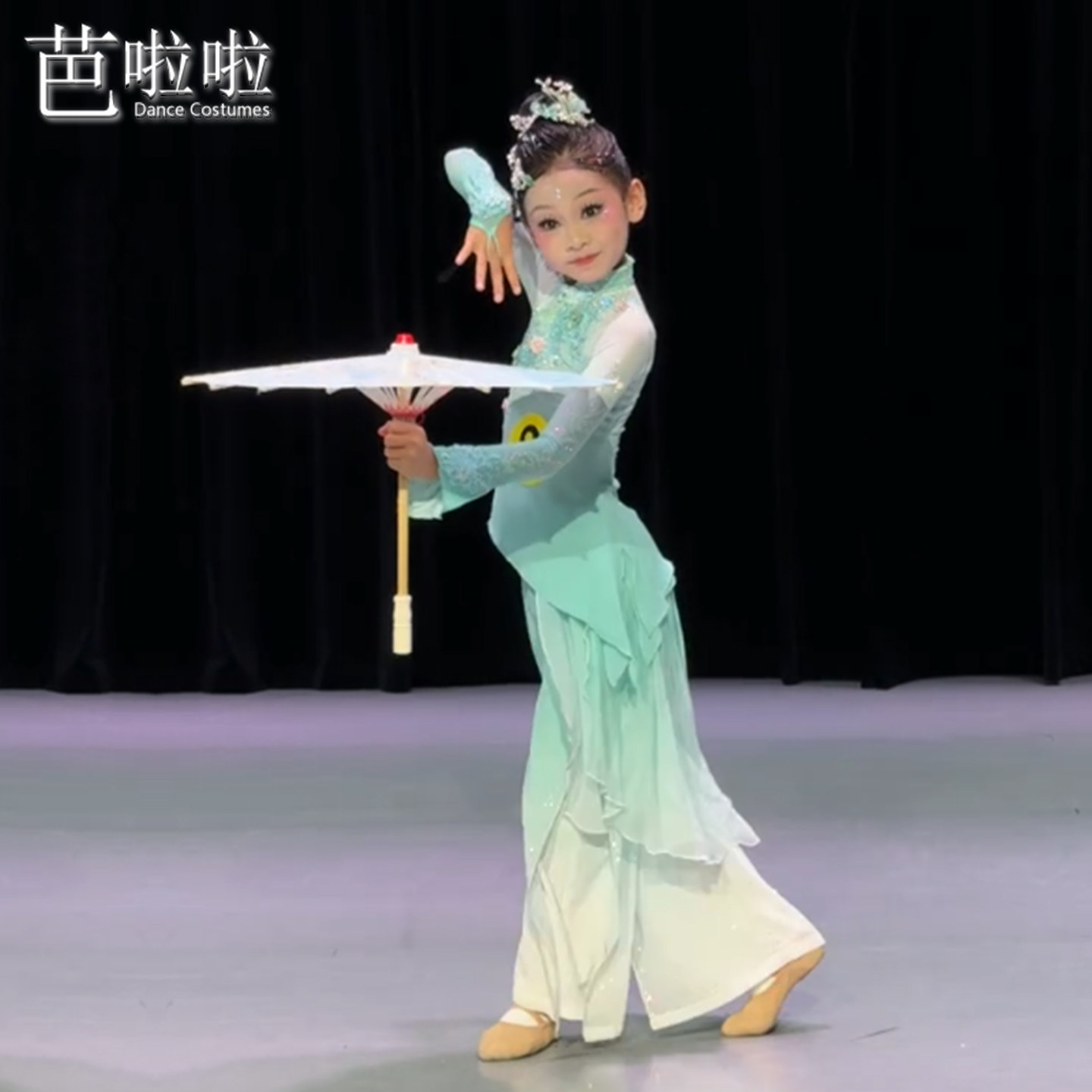 古典舞诗雨江南演出服外婆桥