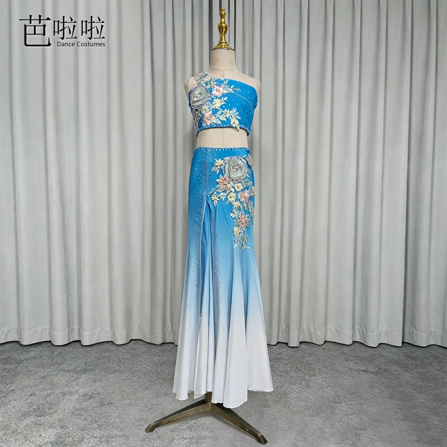 傣族舞服独舞练习裙春述剧目服装
