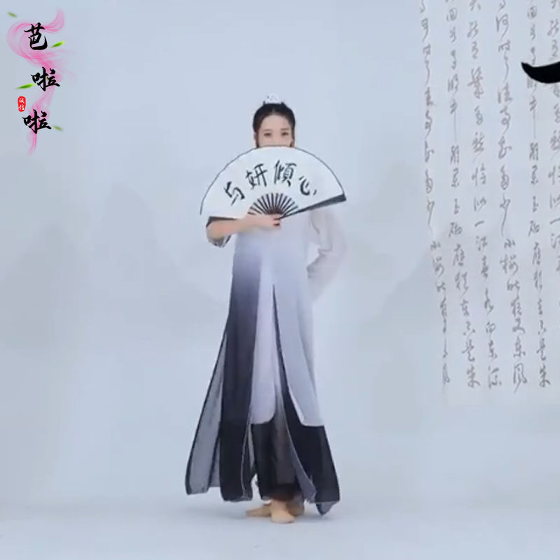 水墨武术练功服飘逸艺考古典舞