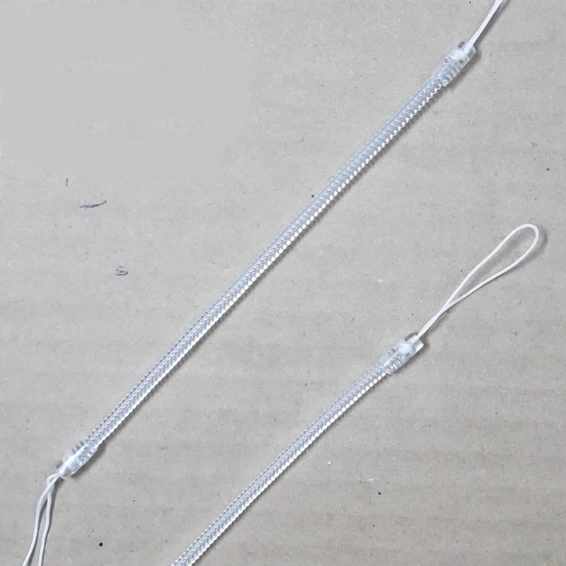 细款塑料弹簧挂笔绳弹力伸缩防丢钥匙链工具证件饰品两头小绳挂件