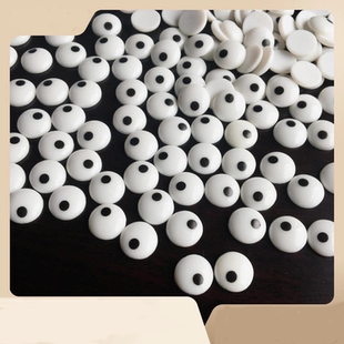 斗鸡眼 扣配饰 精灵球洞洞鞋 花鞋 手工毛线手作 鞋 塑料眼睛配件