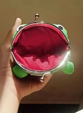 青蛙钱包学生火影忍者鸣人蛤蟆动漫周边零钱绿色创意生日礼物