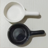 陶瓷蜡烛托蜡烛台茶蜡托带手柄大号多用途蜡烛托精油炉托塔香托盘