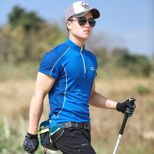 户外速干衣短袖弹力吸汗透气宽松