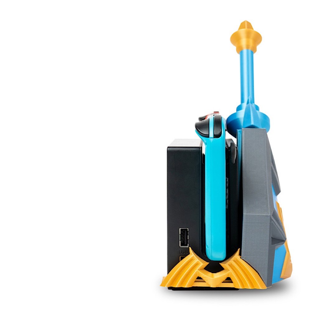 젤다의 전설: 왕국의 눈물 마스터 소드 HYRULE SHIELD NINTENDO 스위치 호스트 스탠드 베이스 쉘