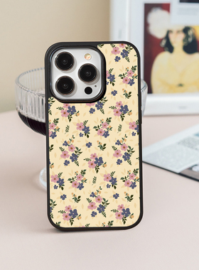 「奶黄花影」苹果iPhone17promx手机壳16钢化玻璃华为mate80OPPOFINDX9荣耀14小米15红米VIVOX300s简约保护套