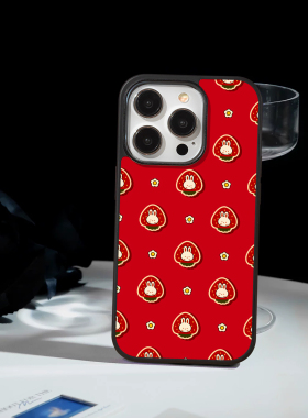 「软萌莓兔」苹果iPhone17promx手机壳16钢化玻璃OPPOFINDX9保护套华为mate80全包红米VIVOX300s小米15荣耀14