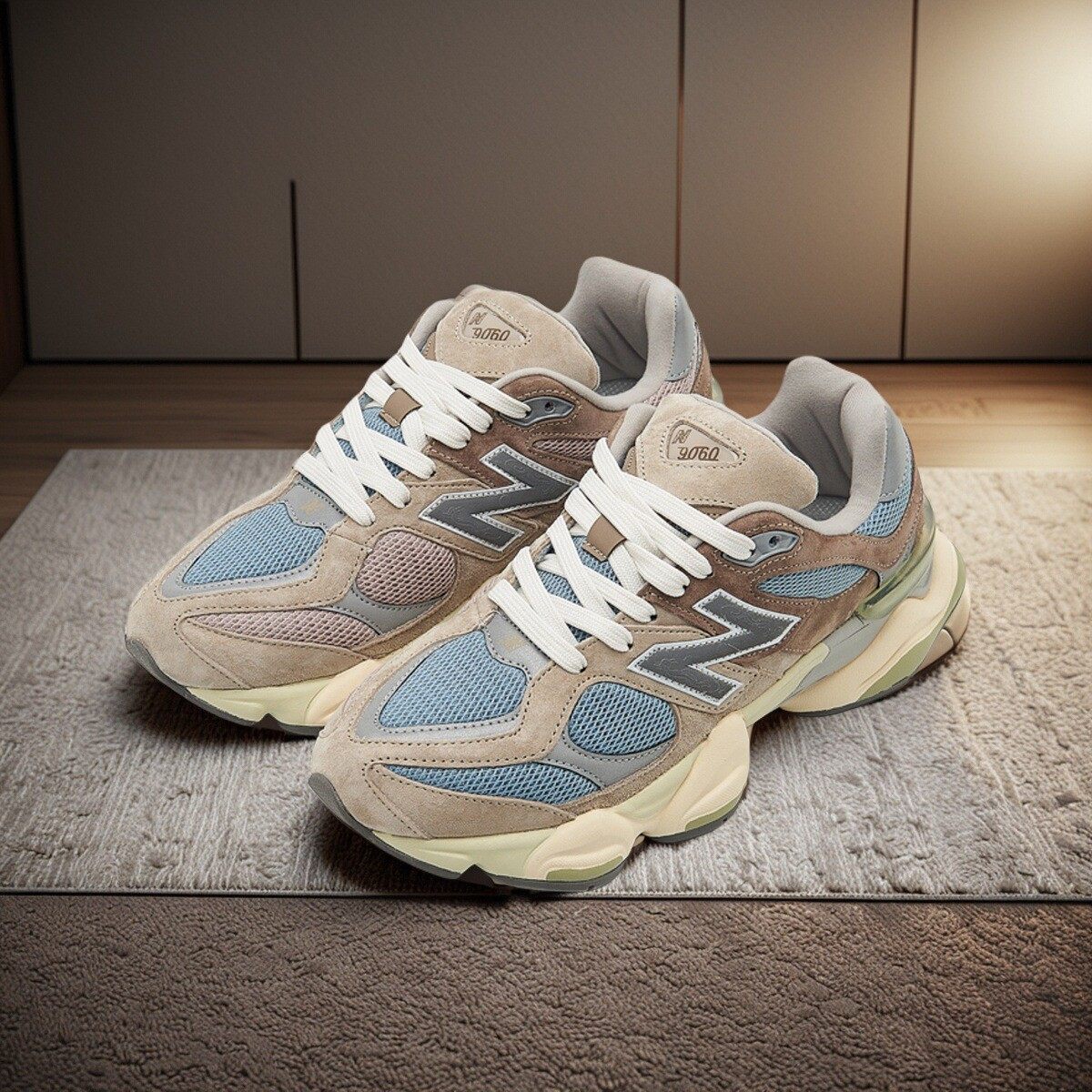 n字鞋官方正品男鞋春秋新款9060n运动鞋老爹鞋复古休闲跑步鞋女
