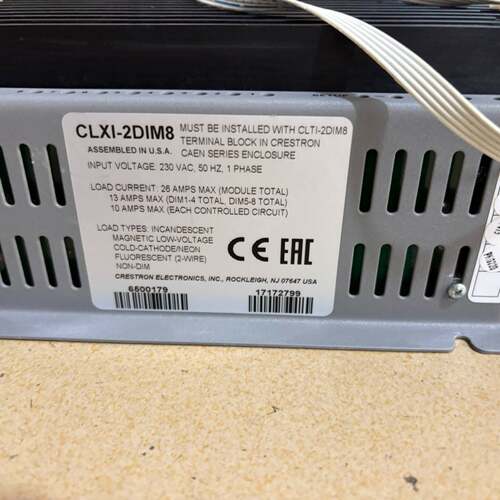可维修Crestron快思聪 8路调光模块 CLXI-2DIM8，议价
