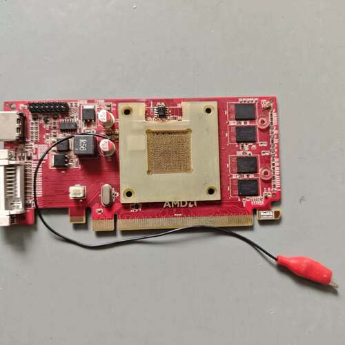可维修AMD显卡PCB板 带8颗镁光D9PFJ显存 料板