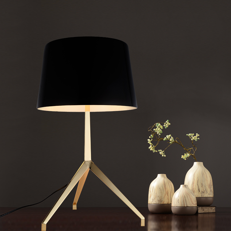 样板房玻璃卧室客厅床头柜台灯