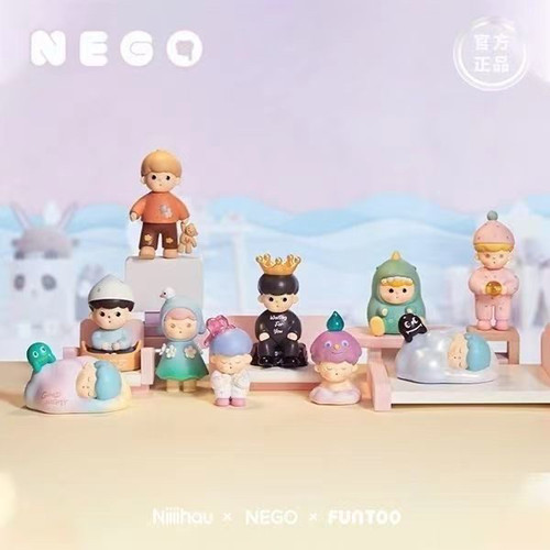正版你好岛二代NEGO有我陪你呀系列网红潮流潮玩盲盒手办摆件公仔