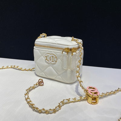 迷你白色包包高级感轻奢