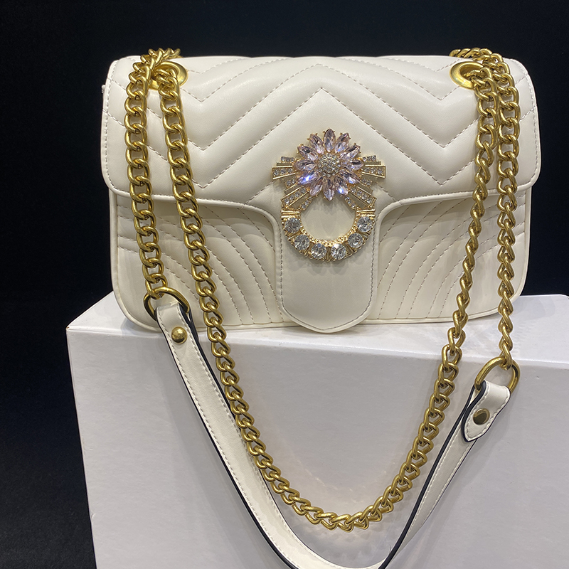 马蒙包仙女风水钻斜挎包包