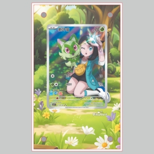 【Pika】宝石包第一弹PTCG宝可梦简体中文新叶喵扩展画亚克力卡砖