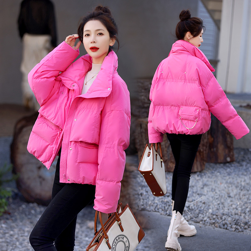 设计保暖时尚小个子羽绒服女短款