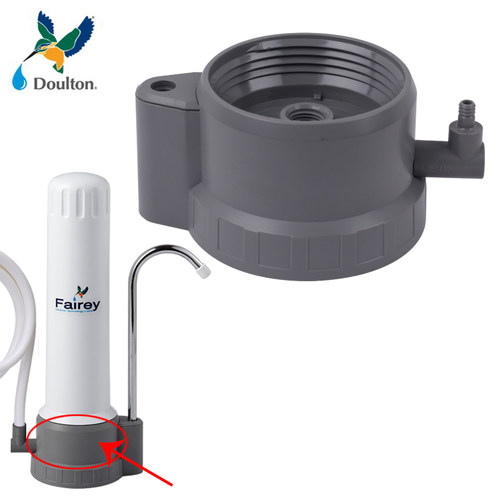 HCP M15灰底白壳底座 F-CP101灰底白壳底座台上式净水器（不含接头外壳和鹅颈）！！！需要请联系客服购买！！！