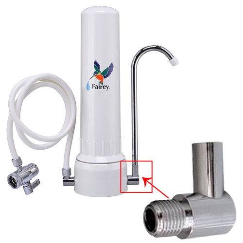 道尔顿台上净水器配件HCP M10 HCPM15 F-CP FCP101鹅颈出水L接头