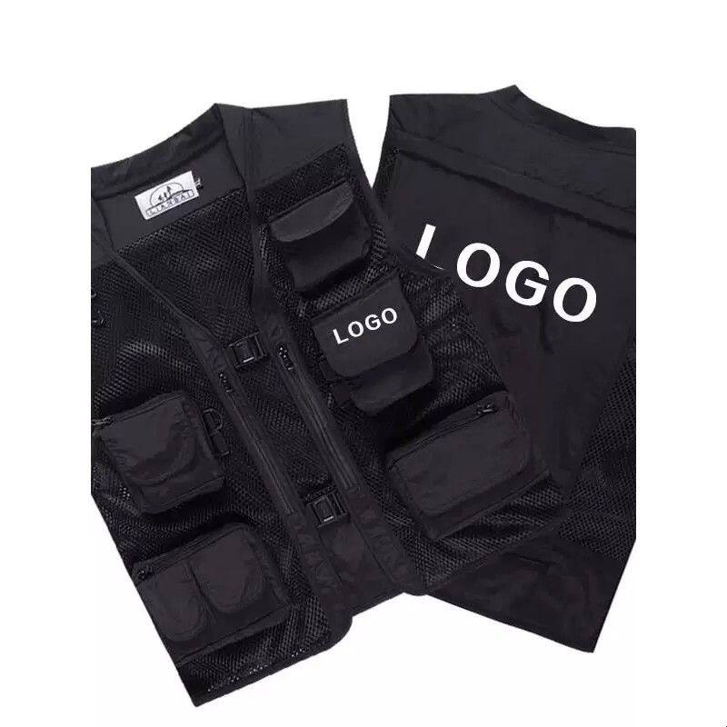 工作服马甲定制志愿者背心多口袋婚摄影庆活动广告地推背心印logo
