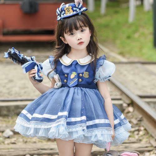 朱迪兔子警官裙制服+夏季+卡通