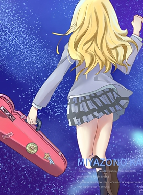 VM小提琴盒4/4高端西瓜红宫园薰同款动漫风儿童1/41/82/4四月