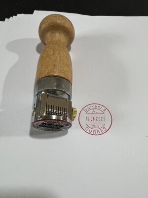 西式邮戳 西式日期实木手柄可调日期邮戳欧式日戳出口日期印