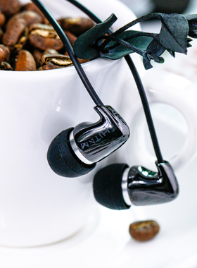 Cat Ear Hitam有线入耳式动圈耳机hifi线控陶瓷手机睡眠舒适带麦