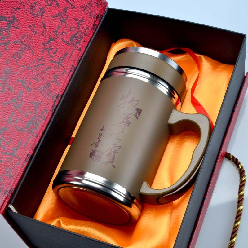 紫砂办公杯宜兴天然内胆养生保健定制LOGO寿活动大容量手柄礼品杯,餐饮具,保冷/保温杯,淘宝优惠券,粉丝福利购,淘宝优惠卷