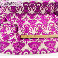 The 2026 new style of Chinese-style printed fabric for summer plain satin stretch chiffon dress and cheongsam pants fabric thumbnail 7
