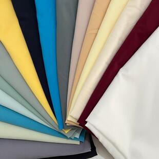 50D超柔微弹力仿棉里布服装旗袍裙子里子面料亲肤DIY手工口袋布料