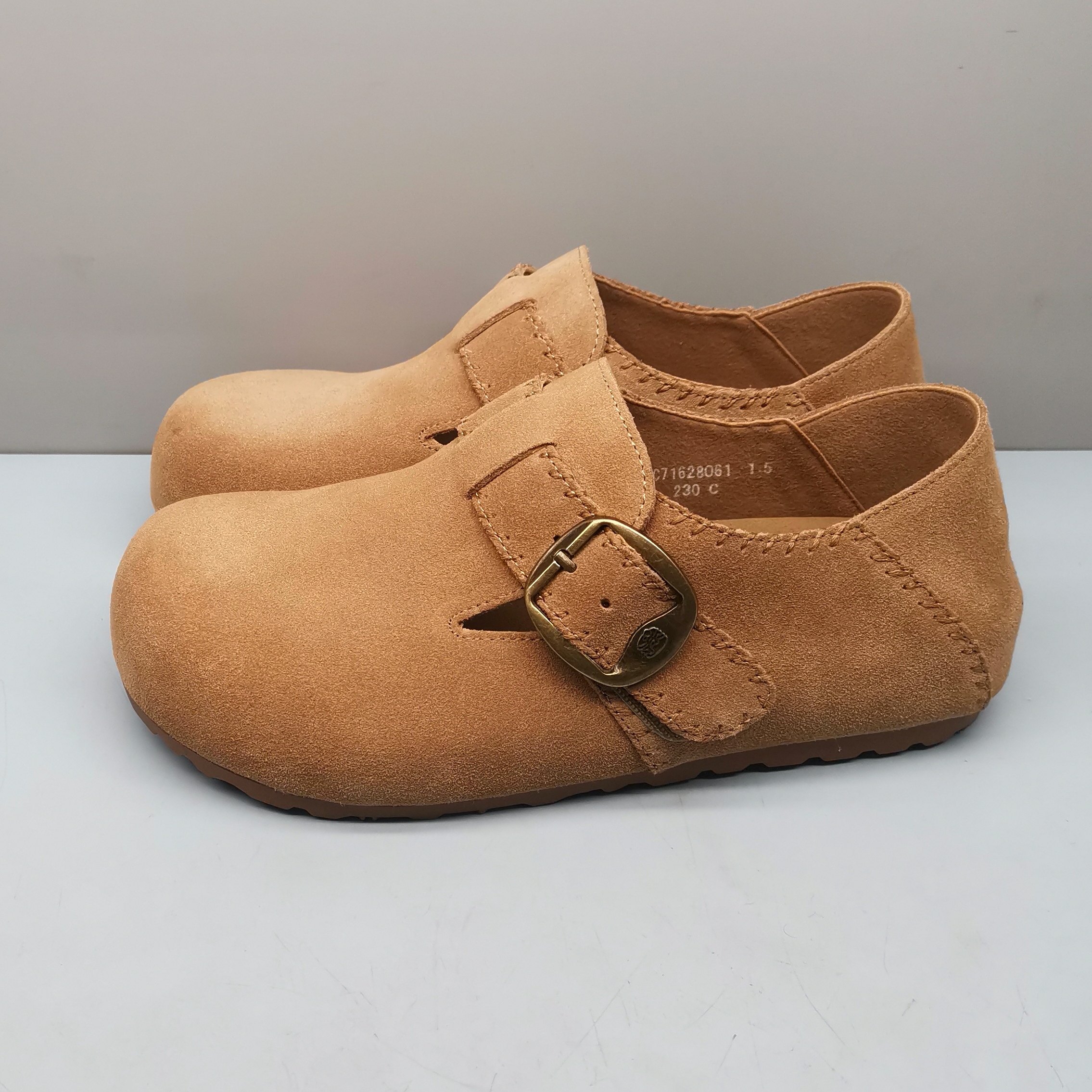 2026春季新款勃肯鞋女红蜻蜓正品BC71628061时尚休闲平底真皮女单,女鞋,勃肯鞋/软木鞋,淘宝优惠券,粉丝福利购,淘宝优惠卷