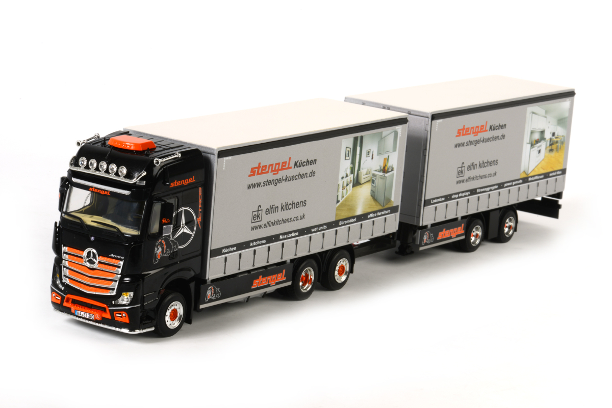 WSI合金1：50静态卡车货柜涂装