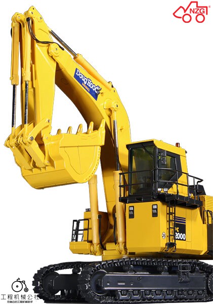 nzg 1:50 komatsu pc2000-8小松挖掘机反铲doug hood涂装 7621/01