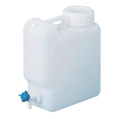 AS-ONE/亚速旺扁平型带龙头壶4-5335-01实验室PE放水桶10L/20L