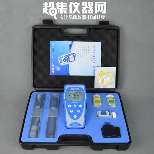 上海三信SX811便携式pH仪酸碱度计201T-Q电极 废水纯水肉类pH电极