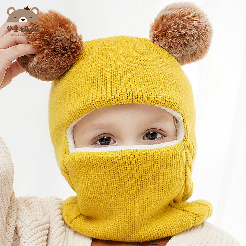 儿童帽子冬季男童护耳围巾一体帽宝宝口罩女童雷锋帽骑车防风面罩,童装/婴儿装/亲子装,帽子,淘宝优惠券,粉丝福利购,淘宝优惠卷
