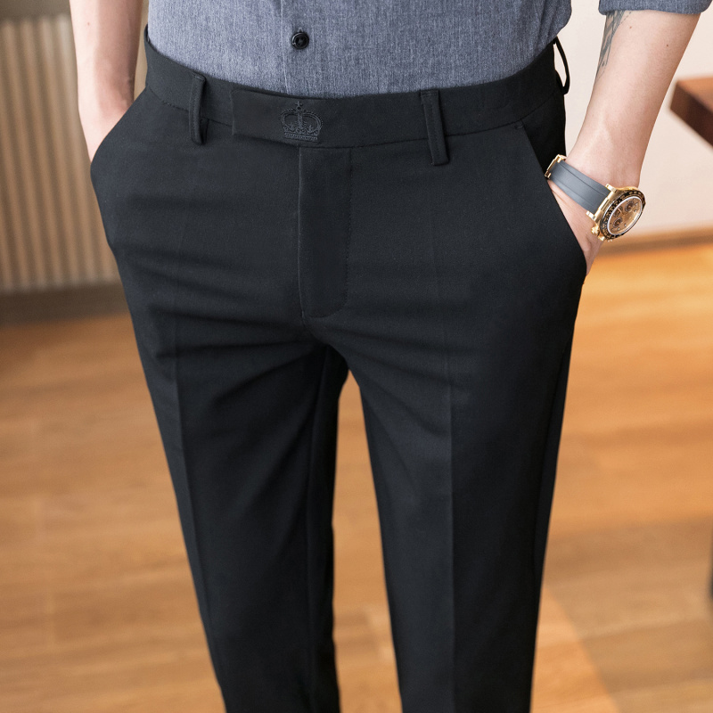 高级感西装裤子男款帅气百搭