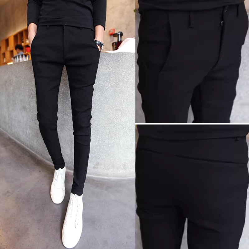 27码夜店潮流发型师小脚裤