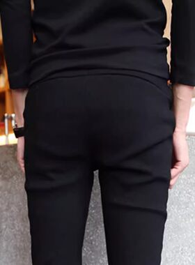 潮流发型师弹力社会小脚休闲裤