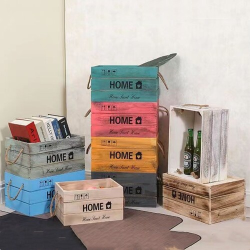 木箱子木箱木框箱超市陈列木条箱