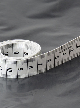 白色黑字软尺量衣尺裁衣皮尺三围尺米尺腰围胸围的量身尺子裁缝尺