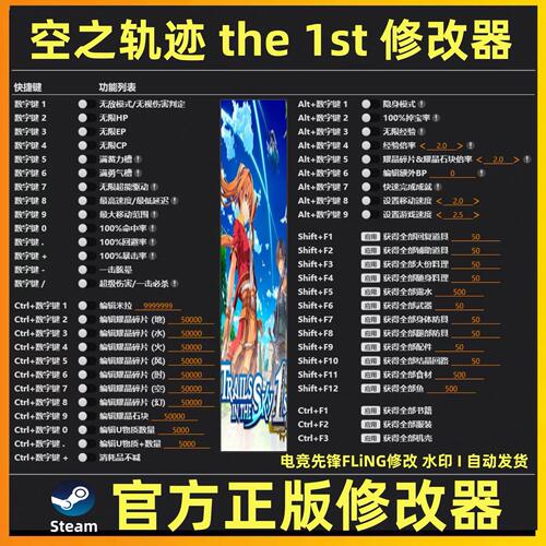 Steam空之轨迹the1st修改器空之轨迹the1st修改器辅+助工具魔法