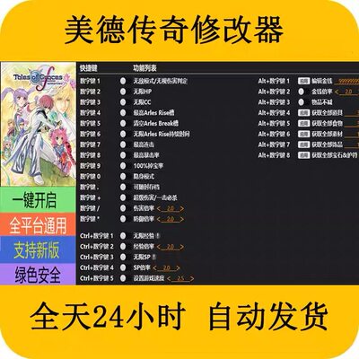 美德传奇传说STEAMEPIC正版游戏修改器电脑端PC辅助工具科技