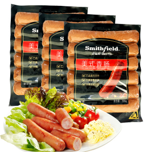 披萨热狗香肠火腿肠烧烤肠食品囤货囤货 香肠396 smithfield美式