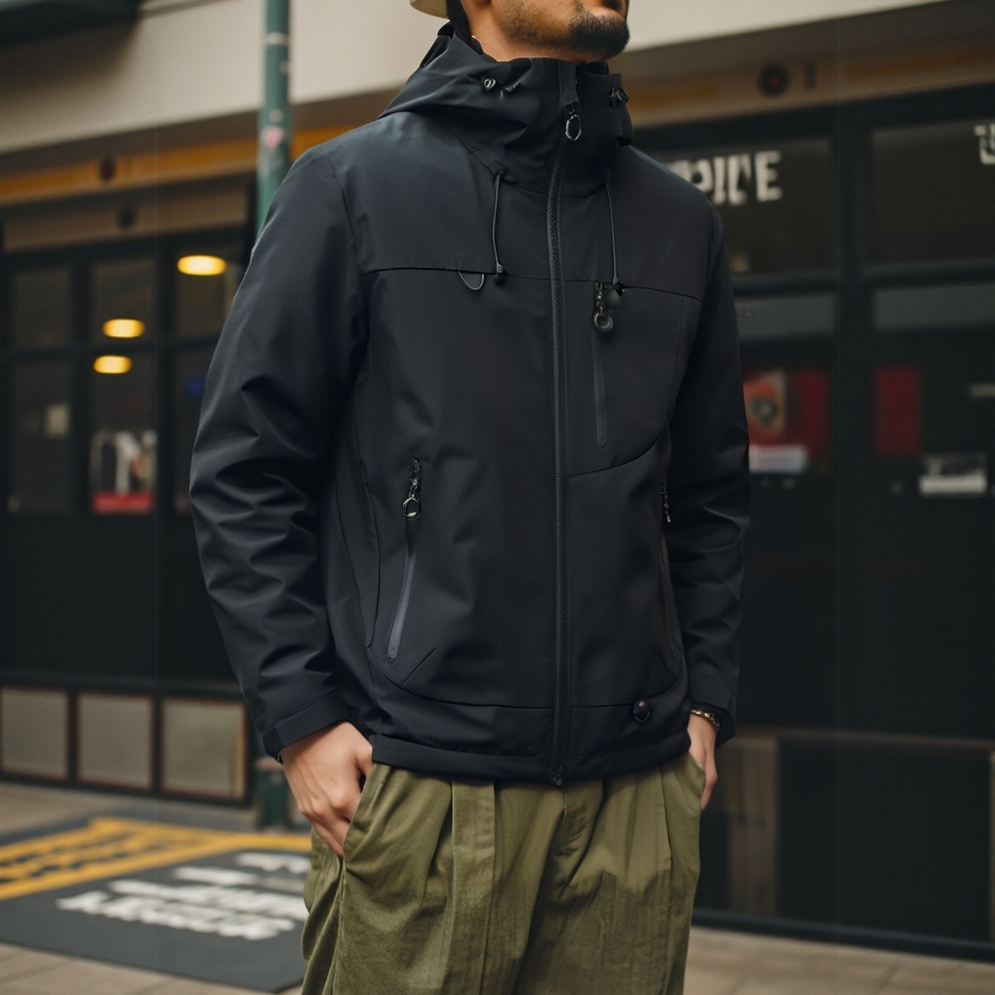 山系机能户外运动徒步防水冲锋衣