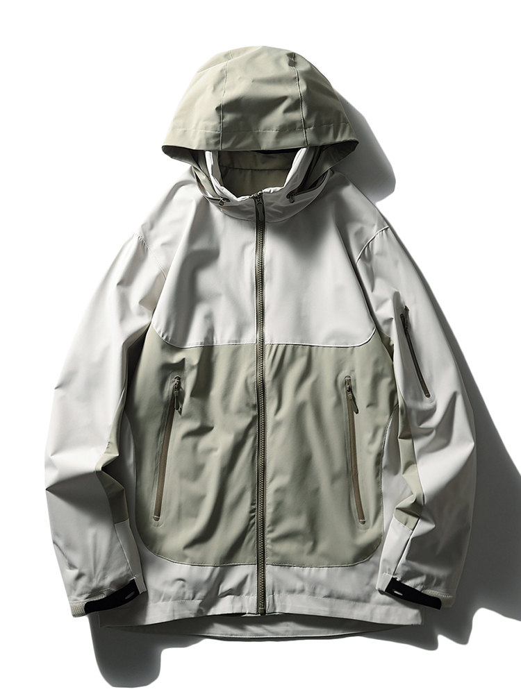 户外拼接撞色冲锋衣外套春秋防风