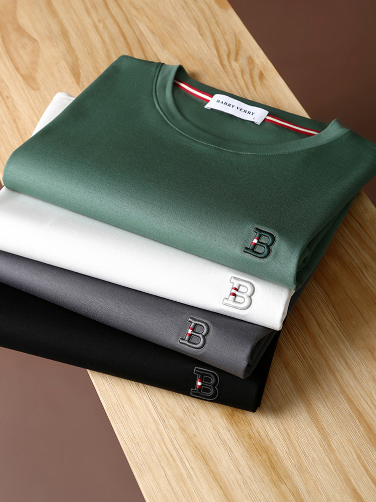 匹马棉80支双面丝光棉短袖T恤