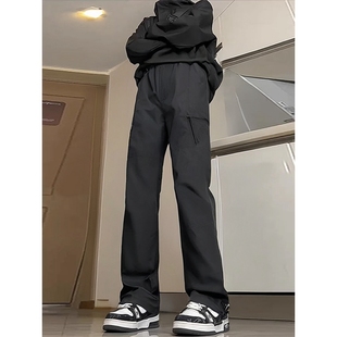 男秋冬款 直筒冲锋裤 机能裤 美式 登山长裤 裤 子外贸男裤 加绒加厚工装