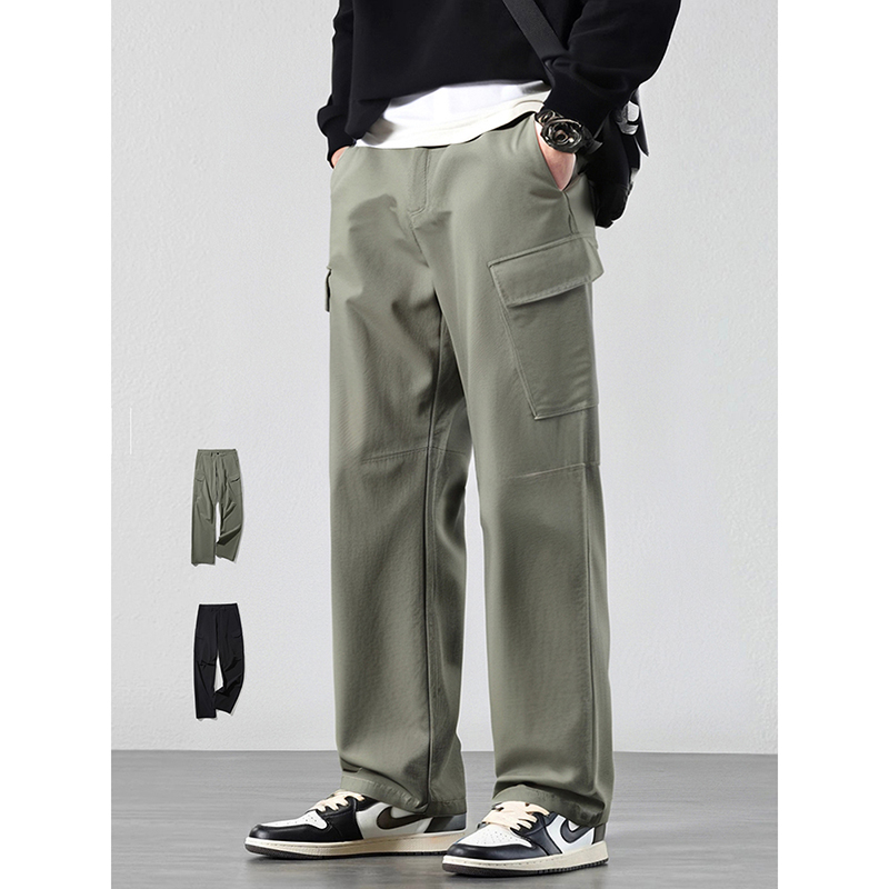 鸟家户外美式多口袋机能工装裤